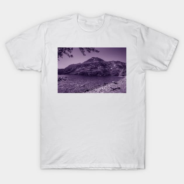 Glacier National Park Lake and Mountains2 T-Shirt by StonePics